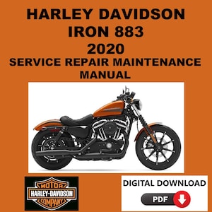 Harley Davidson 2020 Iron 883 Service Manual Maintenance Repair