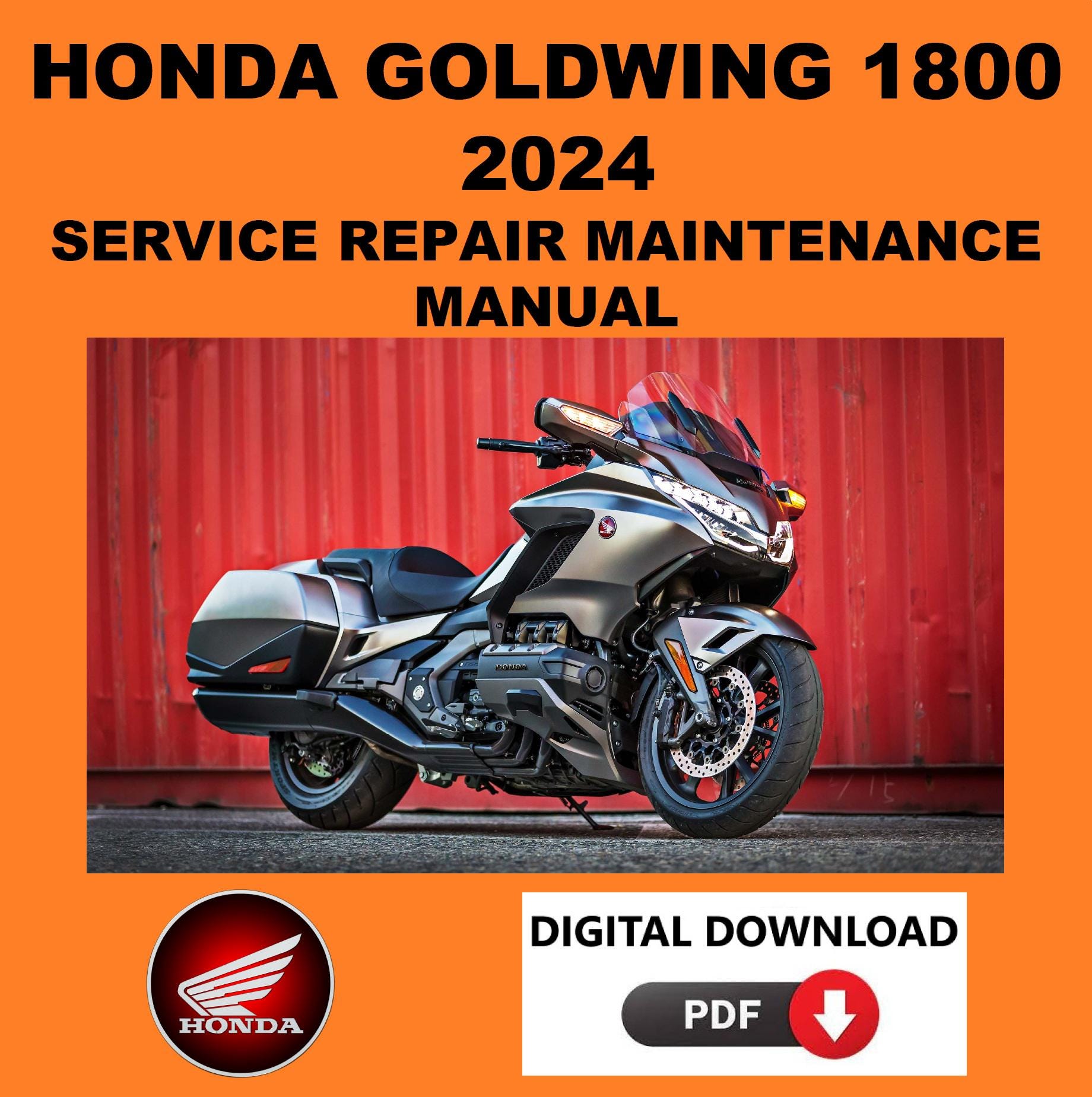 Honda 2024 Goldwing 1800 Service Manual Maintenance Repair - Etsy