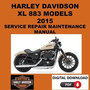 Harley Davidson 2015 XL 883 Instrukcja serwisowa Konserwacja Naprawa