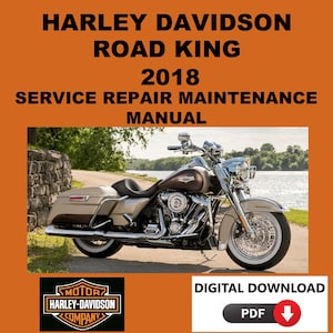 Harley Davidson 2018 Road King Service Manual Maintenance Repair