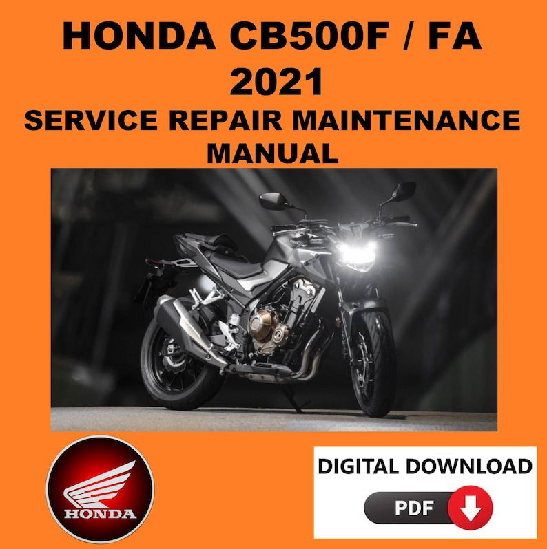 2016 HONDA CB500F SERVICE MANUAL PDF visual data 4