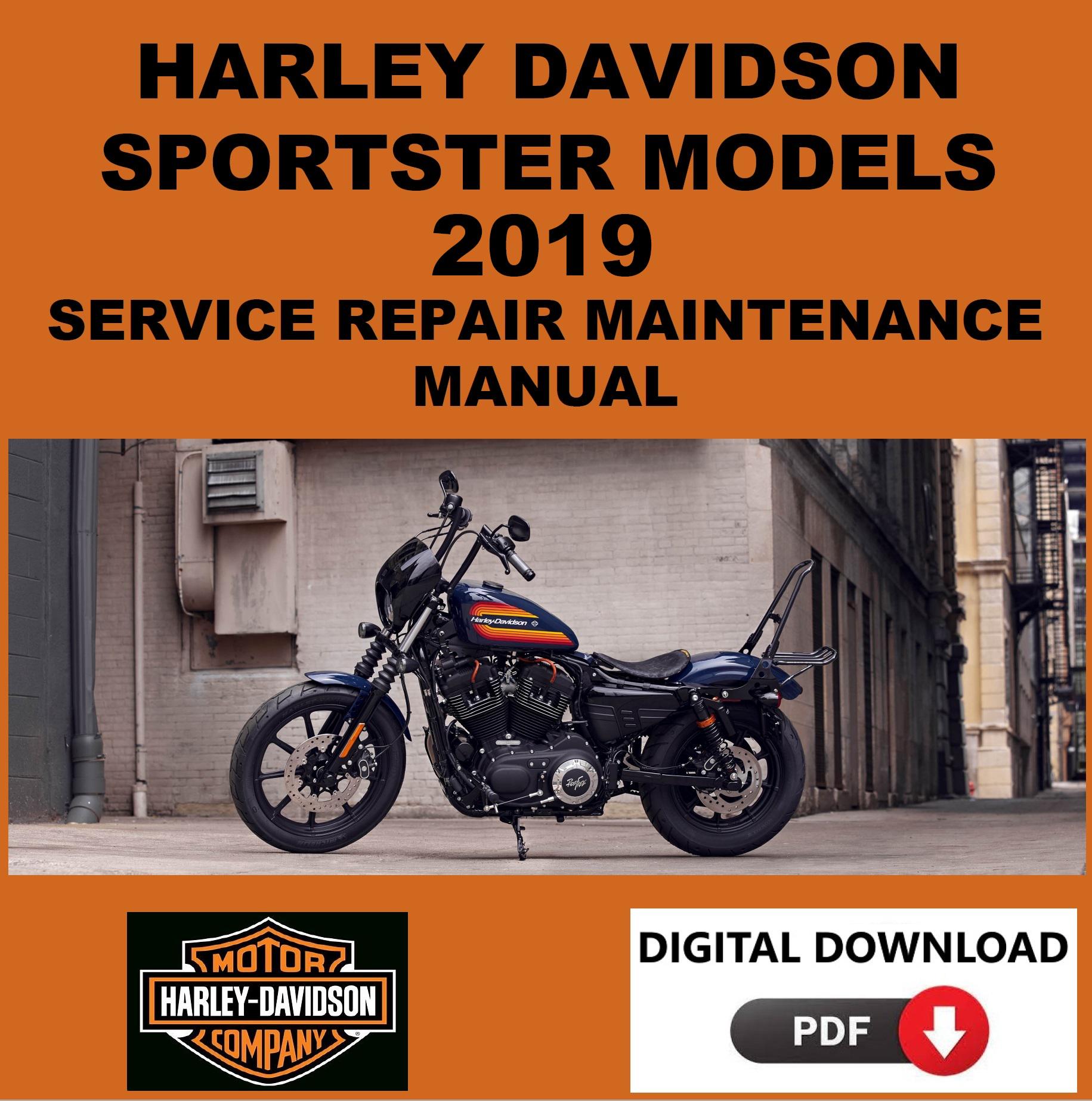 ハーレーダビットソン　スポーツスター　サービスマニュアル　2019 ハーレーダビッドソン 2019 スポーツスター サービスマニュアル