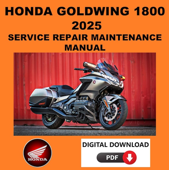 Honda 2025 Goldwing 1800 Service Manual Maintenance Repair - Etsy