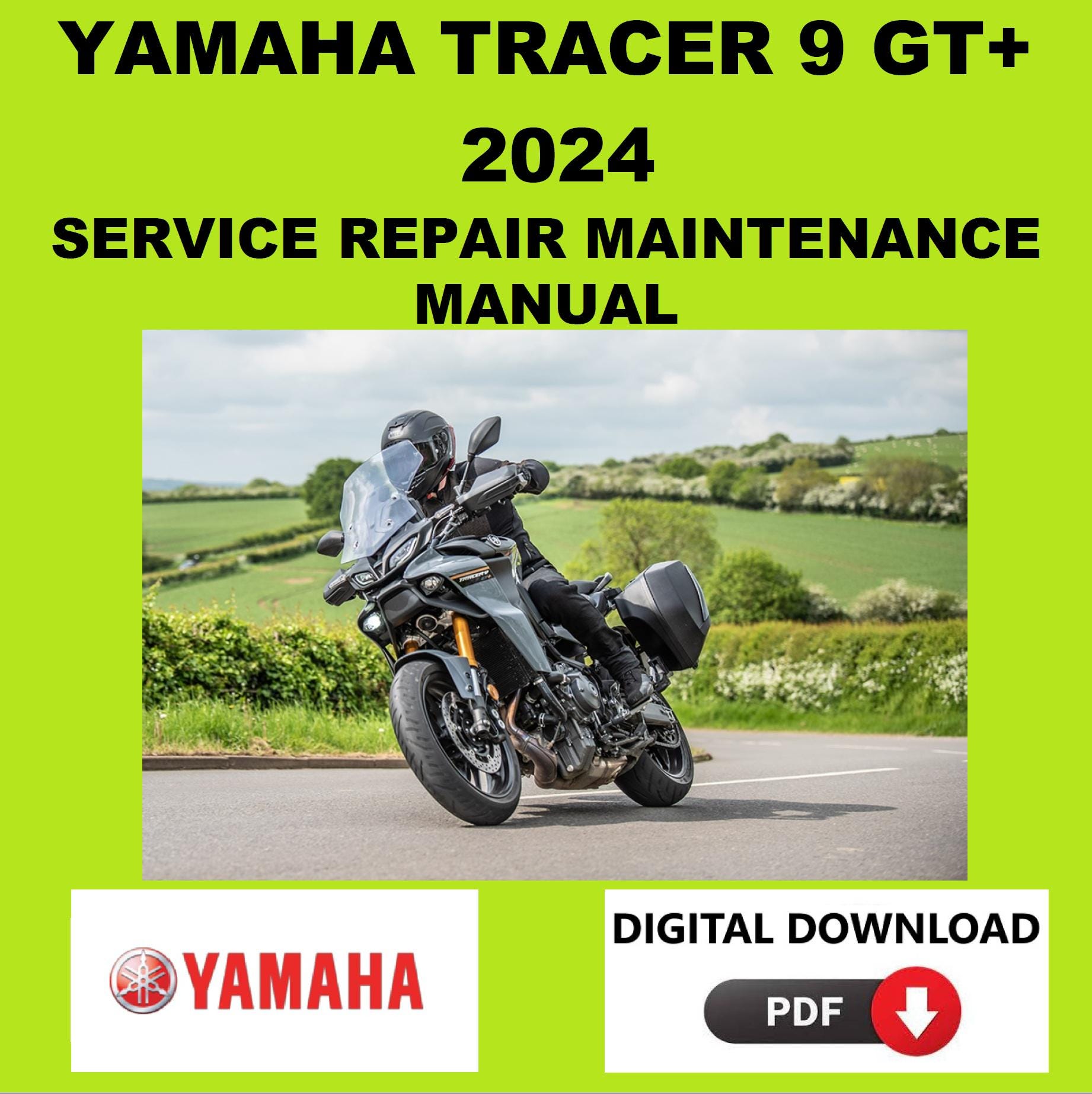 Yamaha 2024 Tracer 9 GT+ Service Manual Maintenance Repair