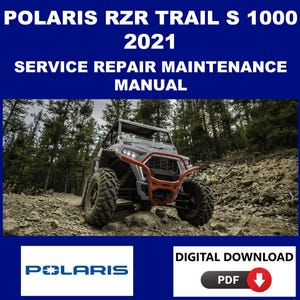 Manuale di assistenza, manutenzione e riparazione Polaris RZR Trail S 1000 2021