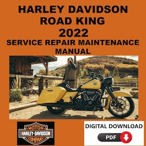 Harley Davidson 2022 Road King Service Manual Maintenance Repair