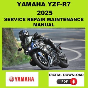 Yamaha 2025 YZF-R7 Service Manual Maintenance Repair