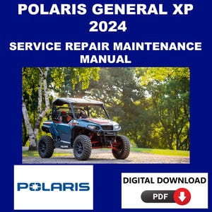 Polaris 2024 General XP Service Manual Maintenance Repair