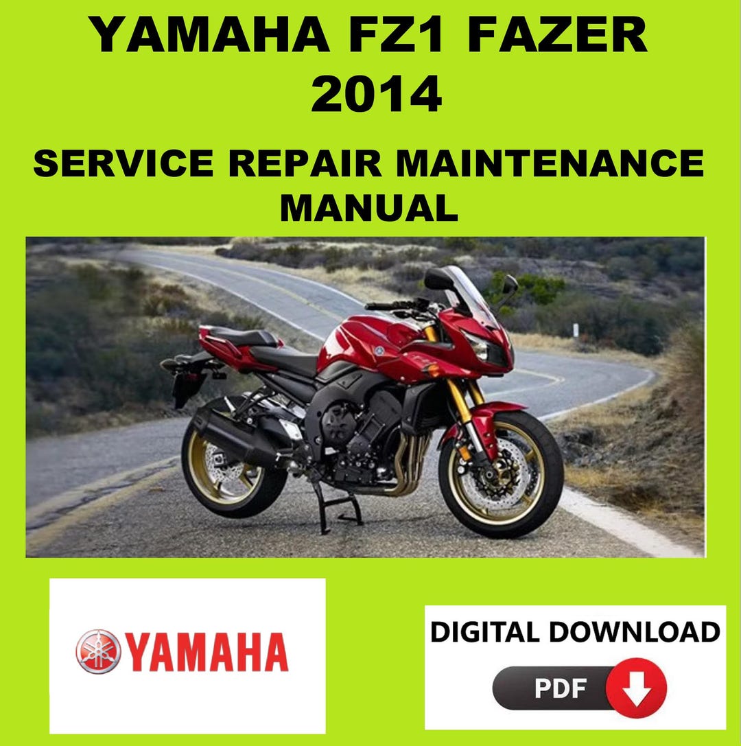 YAMAHA FZ1/FZ1 FAZER サービスマニュアル Yamaha 2009 FZ1 Fazer Service Manual