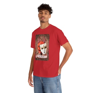 The Devil Tarot Card Unisex T-shirt - Temptation Liberation Tarot T-shirt, Rebel Mystic Apparel, Moon Kingdom Tarot Deck Shirt, Tarotliefhebber