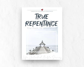 5-Day Bible Study On Repentance: The Path To Wholeness | Daily Devotional & Faith Journal | PDF Download