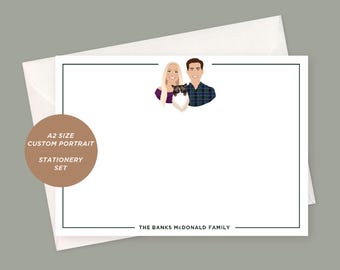 Personalized Note Card Set | Pet Stationery | Custom Dog Thank You Cards