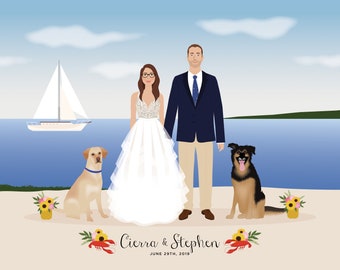 Additional Pet for Custom Family Portrait | Etsy