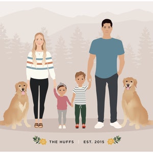 Custom family Portrait image 2