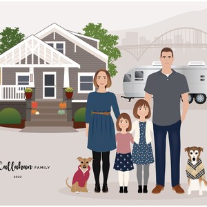 Custom Portrait, Additional Person, family portrait image 3