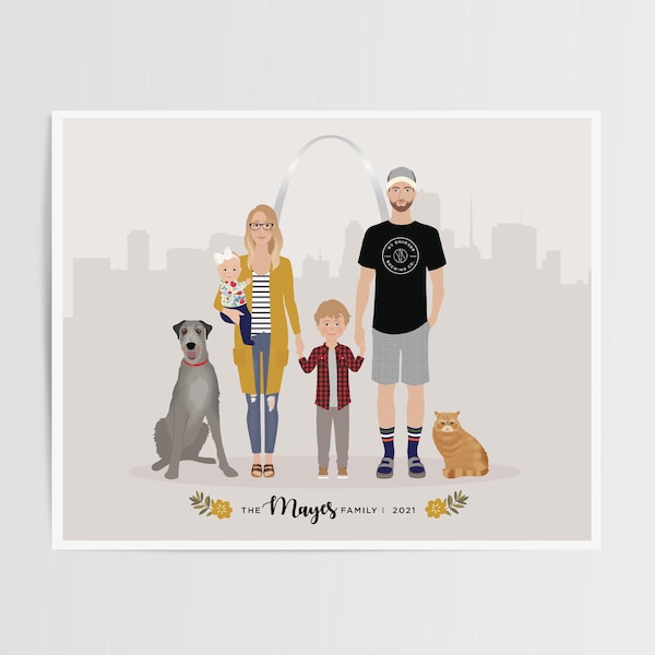 Custom family Portrait