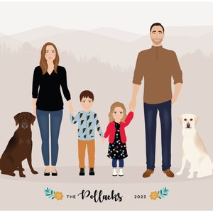 Custom Portrait, Additional Person, family portrait image 8