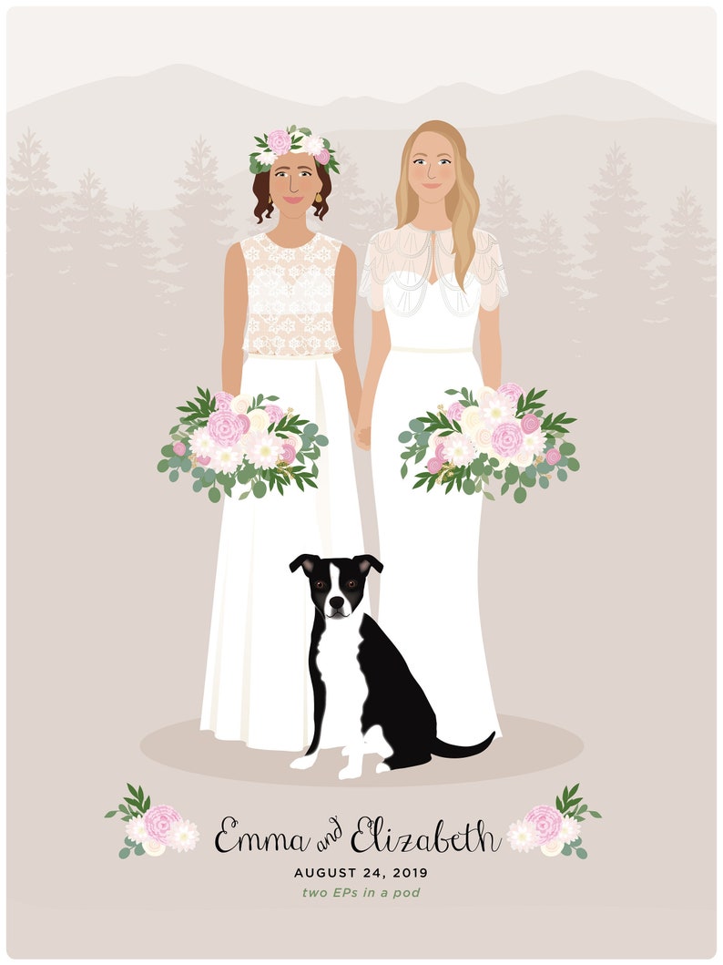 Fine Art Print / Wedding Portrait / Valentines Day Gift / One Etsy