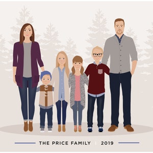 Custom family Portrait