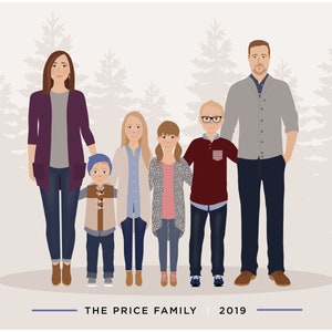 Custom family Portrait image 1