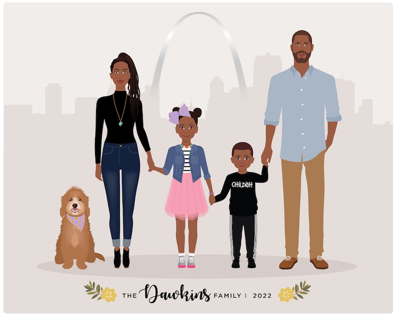 Custom family Portrait image 1