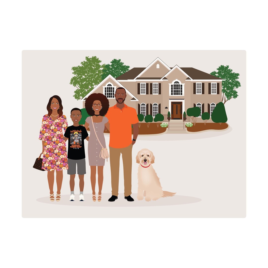 Custom Portrait, Additional Person, Add on Person - Etsy