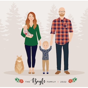 Family portrait illustration image 3