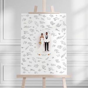 Wedding Guest book, Alternative Wedding Guestbook, Guest Book Alternatives, Custom Portrait Guestbook, Custom Wedding Keepsake, Canvas