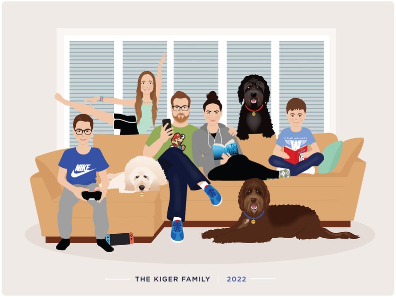 Custom family Portrait image 4