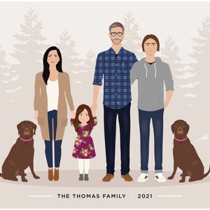 Custom Family Portrait image 3