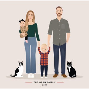 Family drawing, add pet