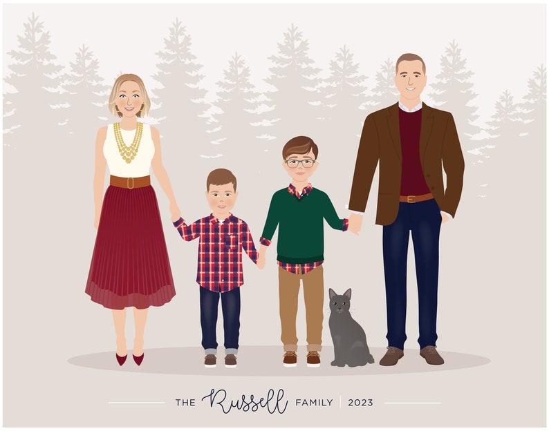 Custom family Portrait image 4