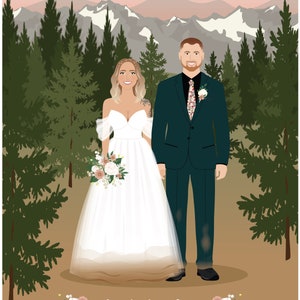 Engagement, Wedding Portrait, paper anniversary gift image 4