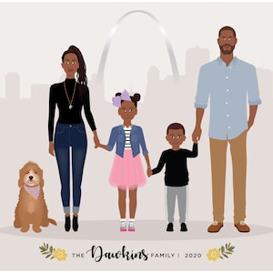 Family portrait illustration image 5