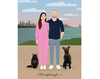 Custom family portrait