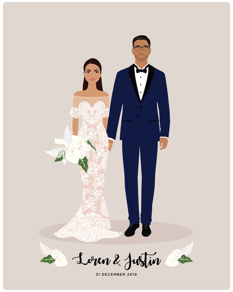 Fine Art Print / Wedding Portrait / Valentines Day Gift / One Etsy