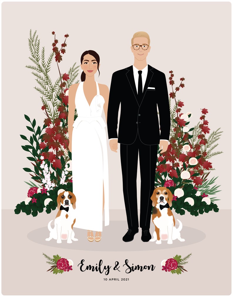 Engagement, Wedding Portrait, paper anniversary gift image 5