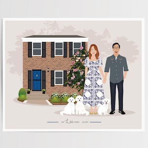 12X16 Size Upgrade for Custom Family Portrait