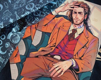 Professor Gale Dekarios - A5 Print - Baldur's Gate 3