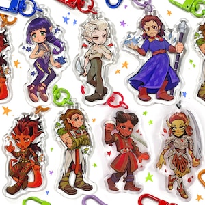 BALDUR&#39;S GATE 3 Acrylic Charms
