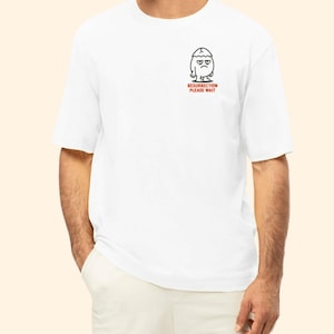 Resurrection Please Wait T-Shirt – Funny Sad Egg Shirt – Minimal Graphic Tee – Unisex Organic Cotton – Weird Cartoon Shirt – UNSTABLY