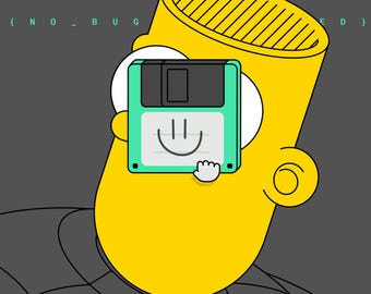 DIG1TAL D0WNL0AD - Every NPC thinks its main character 2 – A4-A3 – simulation theory print