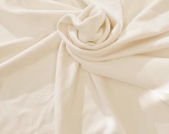 Organic Cotton Interlock Natural Unbleached 220 GSM GOTS Certified