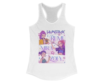 K-Pop Demon Hunters Huntrix Racerback Tank, Women's Graphic Tee