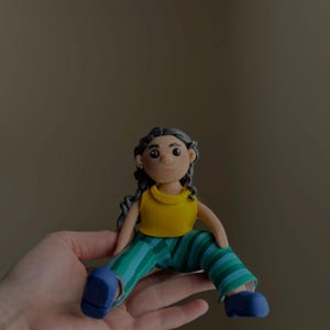 polymer clay figurine