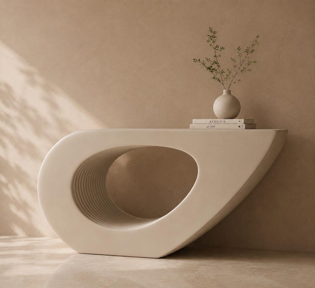Parametric Entry Table Parametric Console Table | Organic Sculptural Furniture | CNC ...
