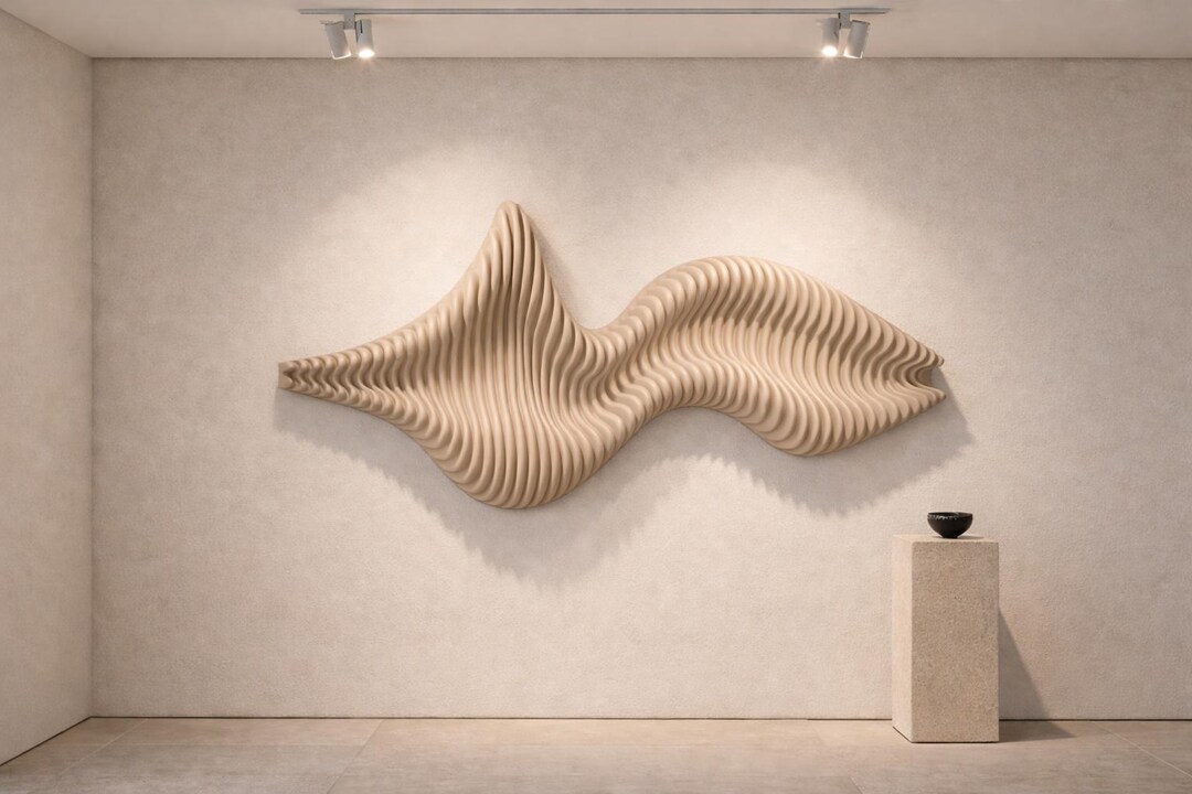 Parametric Wall Art CNC File| 3D Layered Wall Sculpture Digital ...