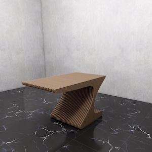 Parametrisches Tischdesign - Laserschnittdatei aus Holz, CNC-Schneidedatei - Digitaler Download