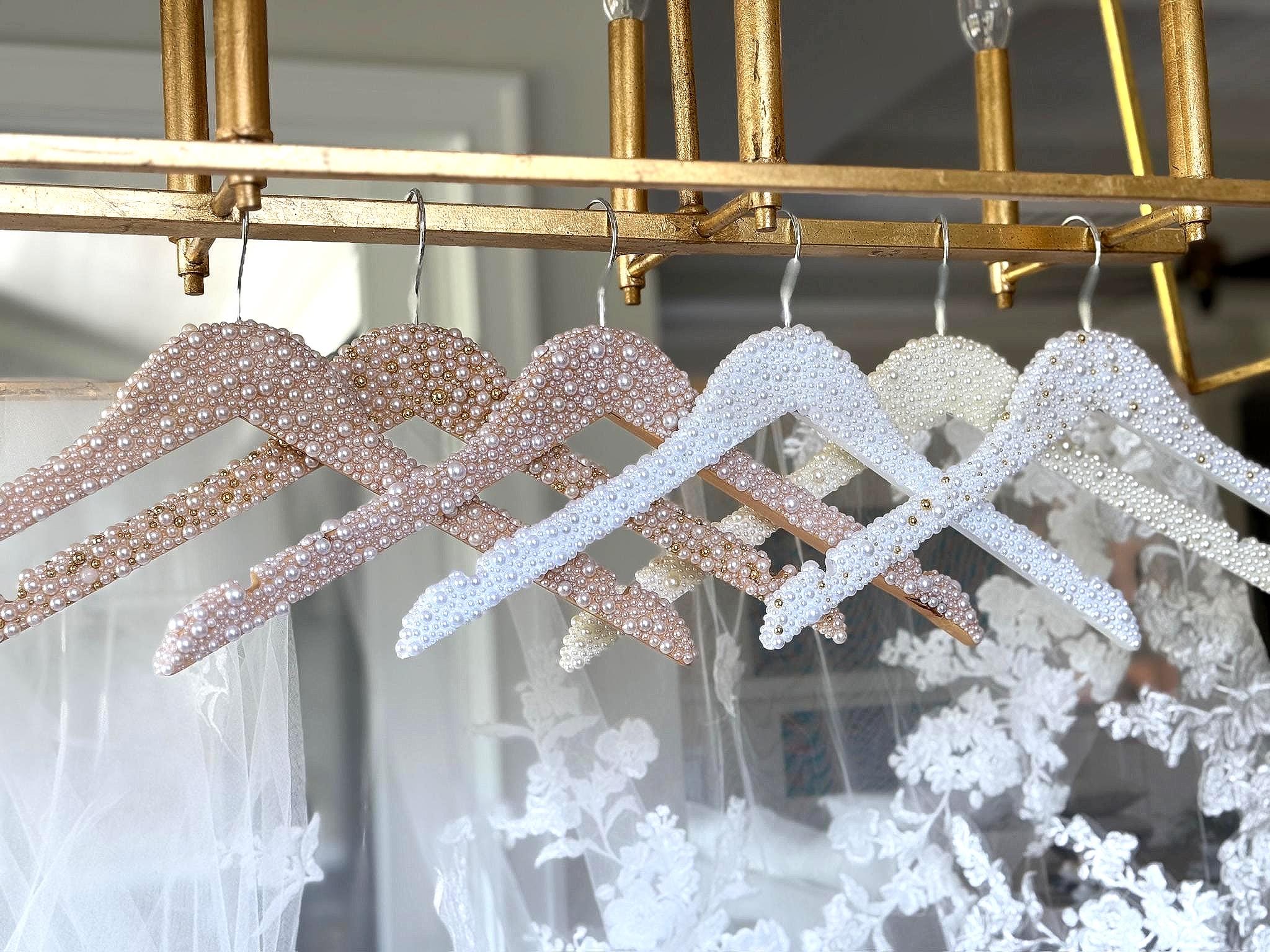 open lace back dress Custom Bridal Party Dress Hanger