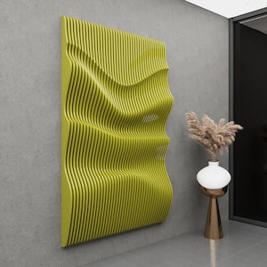 Parametrisches gewelltes Holzwanddekor - CNC Files (Digitaler Download)